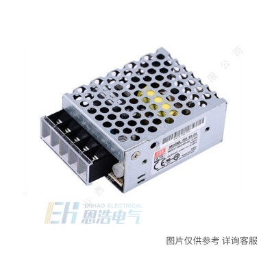 台湾明纬铁壳开关电源RS-25-12|25W|12V2.1A|可抗恶劣环境使用